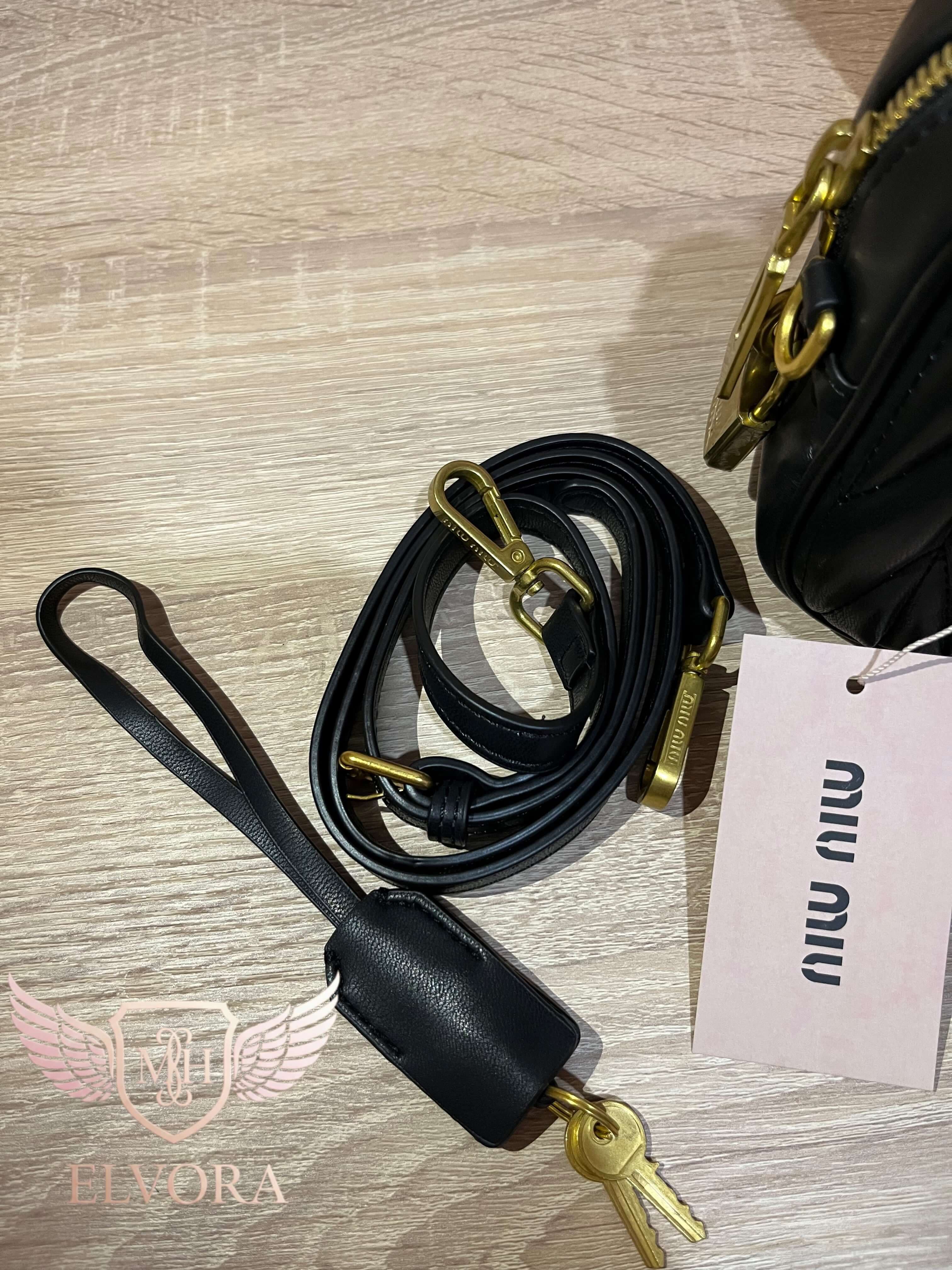 Sac Miu Miu Matelassé Noir à main - alternate view